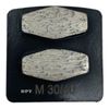 6 Pack Grinding Discs for Husqvarna PG Concrete Grinders 30 Grit Medium Bond