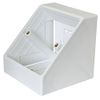 CONEC2, Angled Surface BACKBOX, 1 Gang, Wall Plates and Floor Boxes Audio Visual Cable, Qty X 1 | CLB-2770