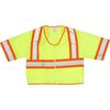 Mutual Industries High Visibility ANSI Class 3 Solid Vest, Large (2-pack)