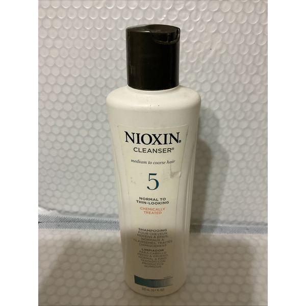 Nioxin System 5 Cleanser Shampooing Normal To Thin Looking 300Ml As Is