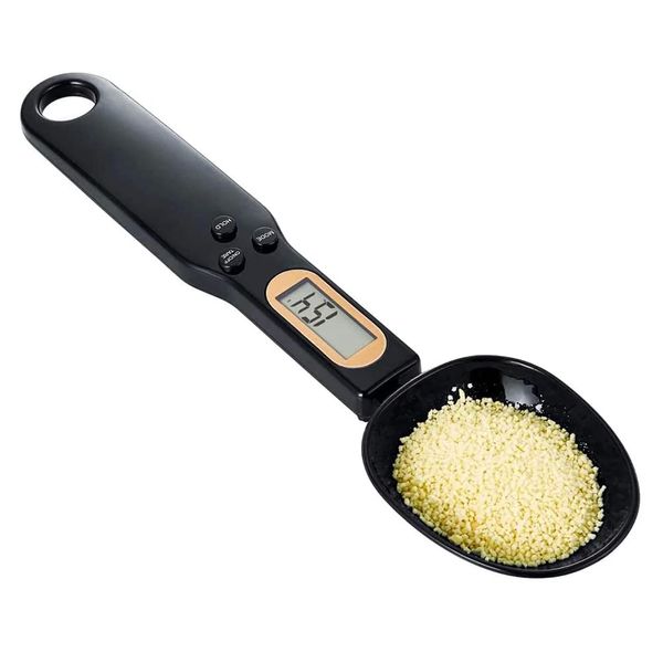 Measuring Spoon Measuring Spoon Scale Digital Spoon Cooking Spoon for Kitchen Lightweight Measuring Hanging (Black)