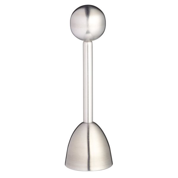 MasterClass Kitchen Craft Egg Topper, Stainless Steel, Silver, 9 x 12 x 16 cm