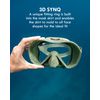 TUSA M-1010 Zensee Scuba Diving Mask, Black