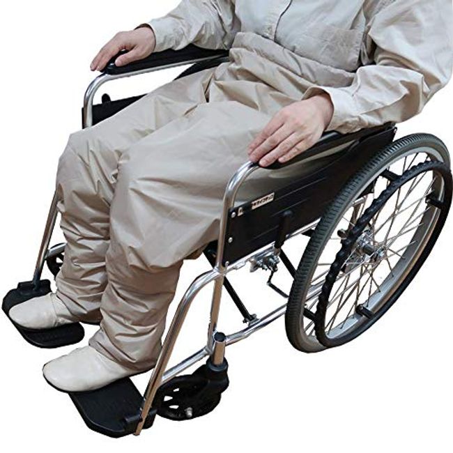 Tetote MT-5301 Warm Ron, Beige, Kurokuron, Never Fall Off, Includes Storage Bag, Calf Warm, Wheelchair, Blanket, Cold Protection, Windproof, Water Repellent, Easy Installation, Velcro Closure, One Size Fits Most