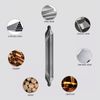 5PCS 60 Degree Solid Carbide 7/64" x 1/4" x 2" Center Drills - Double End