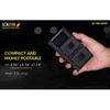 Nitecore UCN2 Pro Dubbel Lader voor Canon LP E6 (N), Schwarz