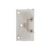 CRL MEL044CH Polished Chrome Melbourne Wall Mount Offset Back Plate Hinge