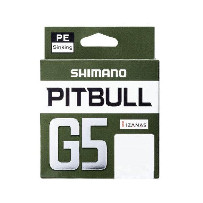 Shimano LD-M51U Pit Bull G5 PE Line, 164.0 yd (150 m), Steel Gray, No. 0.8