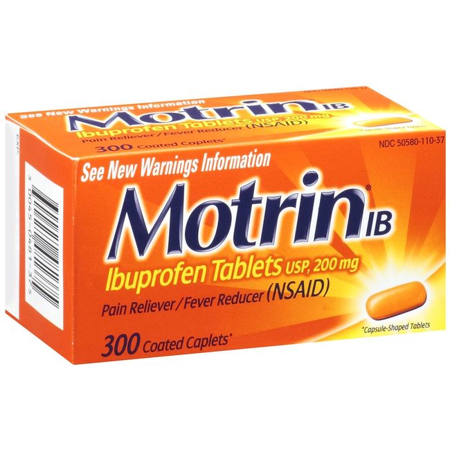 Motrin IB 300 caps, 200 mg
