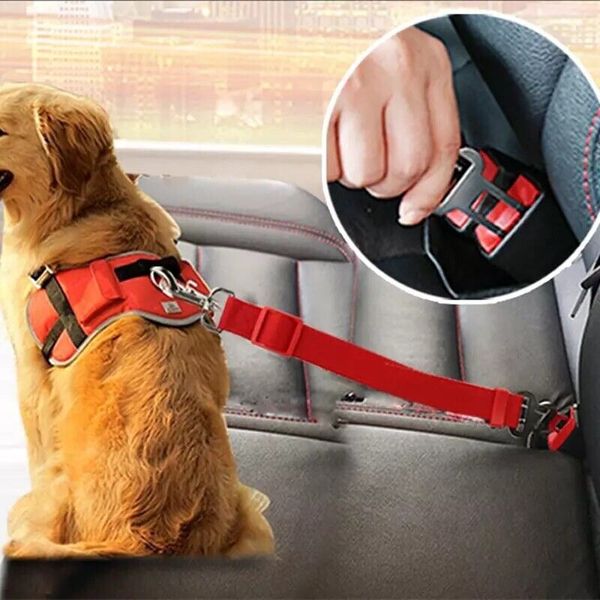 Pet Safety SEAT BELT Car Seat Belt Adjustable Harness