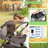 Orzbow Pram Sun Shade - Black