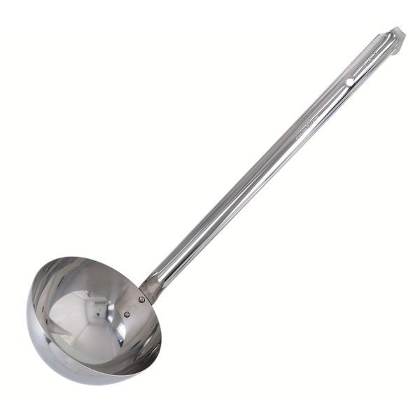 TAKAGI Stainless Steel Ladle, 12.8 fl oz (360 cc), Silver, Soup, Sauce, Serving Dish, Ladle, Made in Japan