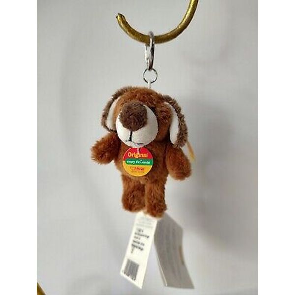 Steiff stuffed keychain clip cosy friends dog 110214