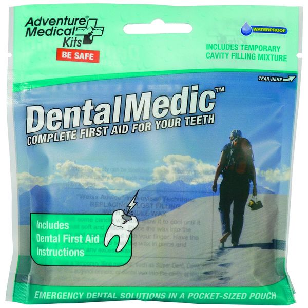 Adventure Medical Kits Dental Medic Travel First Aid Kit for Teeth