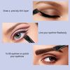 3Pcs Eyeliner Brush Kit, Professional Eyebrow Brush Flat & Fine Angled Eyeliner Brush Slanted Angled Brow Brush, Eye Makeup Brushes & Tools for Eyeshadow Cosmetics Shaping Eyebrows