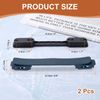 Sourcing Map 2-Piece Luggage Handle Replacement - 8.5 Inch Plastic Pull Handle Grip with Screws for Suitcase, Navy Blue