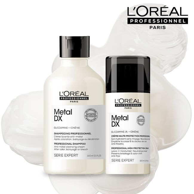 [For damaged and colored hair] L’Oréal Metal DX Shampoo 300ML + Leave-in Cream 100ML 2-piece set