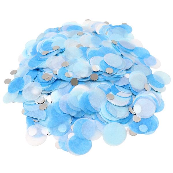 VCOSTORE Confetti Multicolour - 5000 Pcs Wedding Confetti Table Paper Circles Confetti Gender Reveal Confetti For Hen Party, Birthday and Gender Reveal(50g)