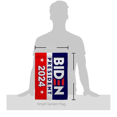 Joe Biden Flag 2020 Garden Flag Patriotic Vote President Election United State American House Decoration Banner Small Yard Gift Double-Sided, 13"x 18.5", Thick Fabric