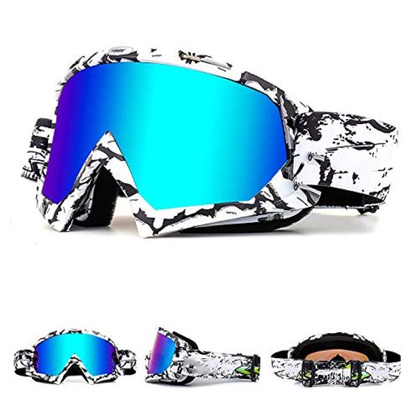 OTG Ski Snow Goggles, UV Protection Anti Fog Snowboard Goggles for Men Women Youth