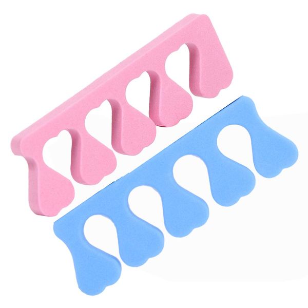 Frcolor Toe Separator Toe Supporter Sponge Foam Toe Separator Toe Stretcher for Men and Women Set of 2