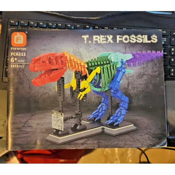 Rainbow Dinosaur Fossil FC6211 Instruction Manual Only! T-Rex No Brinks Included