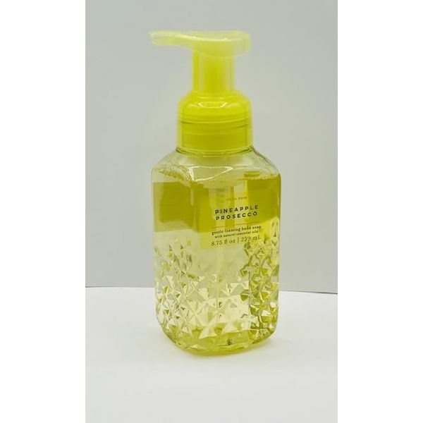 Pineapple Prosecco Gentle Foaming Hand Soap 8.75 Ounce Full Size Pump Bottle Wash