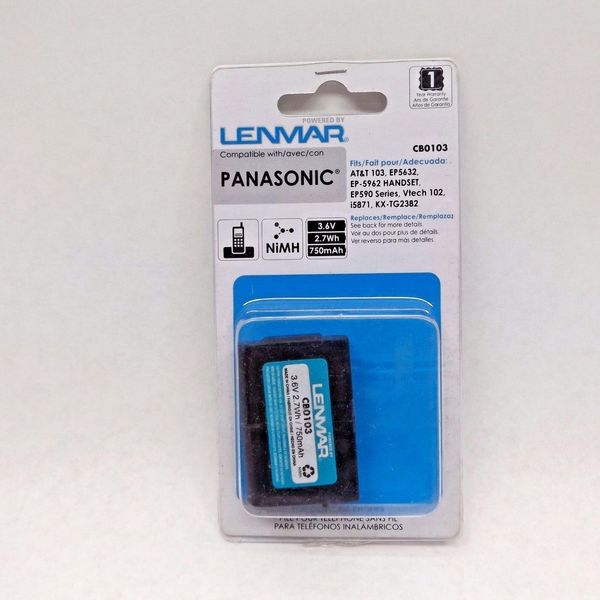 Lenmar CB0103 Nimh Rechargeable Battery for Panasonic