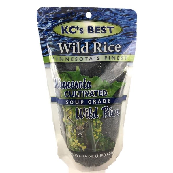 KCs Best Minnesota Cultivated Soup Grade Wild Rice (16oz)