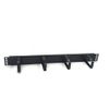 Raising Electronics1U Horizontal Rack Mount Metal Cable Management with 4 Ring
