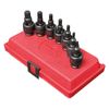 Sunex Tools 3659 3/8" Dr 7 Pc  Metric Universal Hex Bit Driver Impact Socket