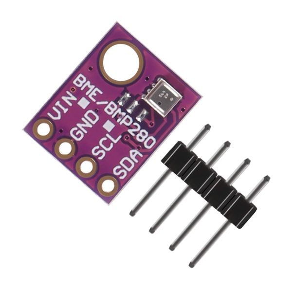 ACEIRMC BME280 Hot and Humidity Atmospheric Sensor Module for 5V, SPI I2C, Arduino Compatible, Raspberry Pi 4 Pack (1pcs)