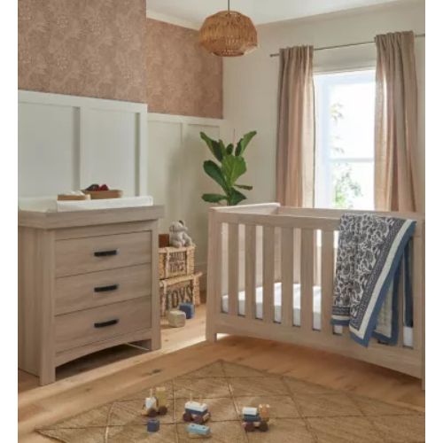 CuddleCo Isla 2 Piece Nursery Furniture Set – Ash