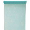 Santex Decorative Fleece Table Runner, 5 M, Turquoise, Solid