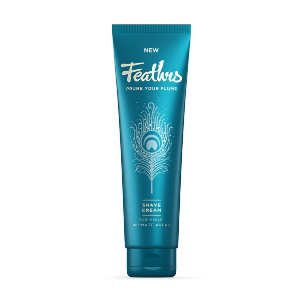 Feathrs Sensitive Shave Cream for Styling Intimate Areas - Vegan - 150ml