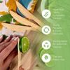 Ibambo 100% Bamboo Knives - 100 Compostable Knives, Disposable or Reusable