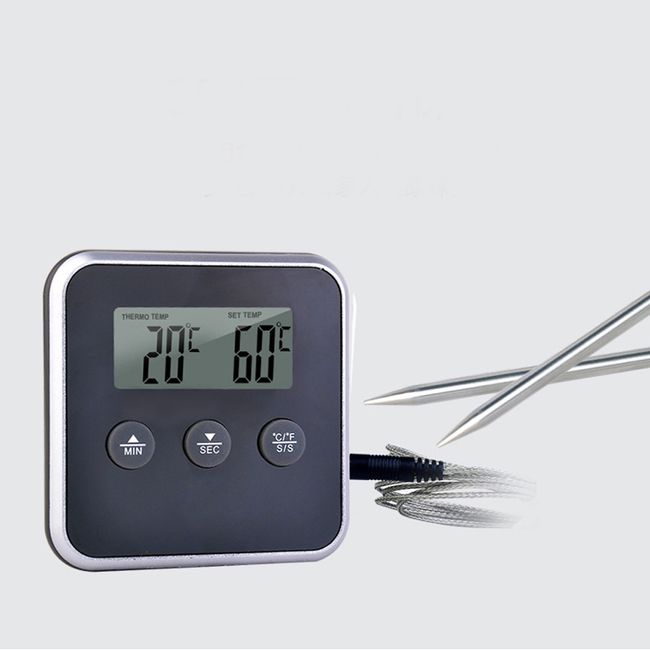 1pc Kitchen Oil Thermometer For Barbecue Baking, Probe-style