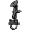 RAM 1 BALL RAIL MOUNT WITH DOUBLE U-BOLT BASE 2.5 ROUND BAS