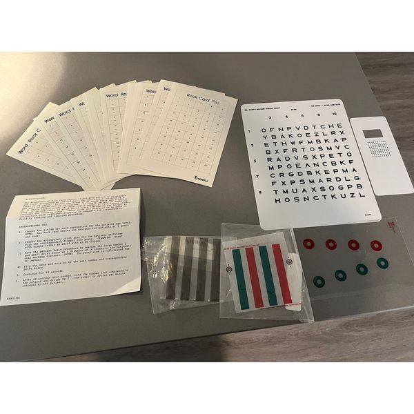 Binocular Vision Testing Charts