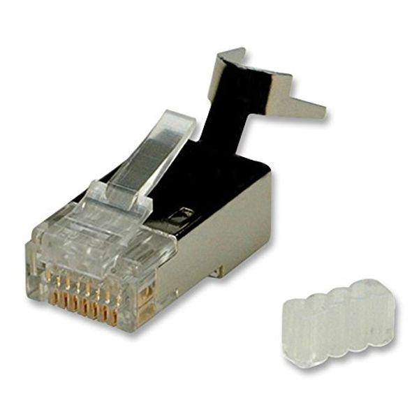 Shielded RJ45 Plug, 8P8C, CAT6, 10 Pack, Modular, ETHERNET CONNECTORS, 10 Piece Pack - 21.17.3063