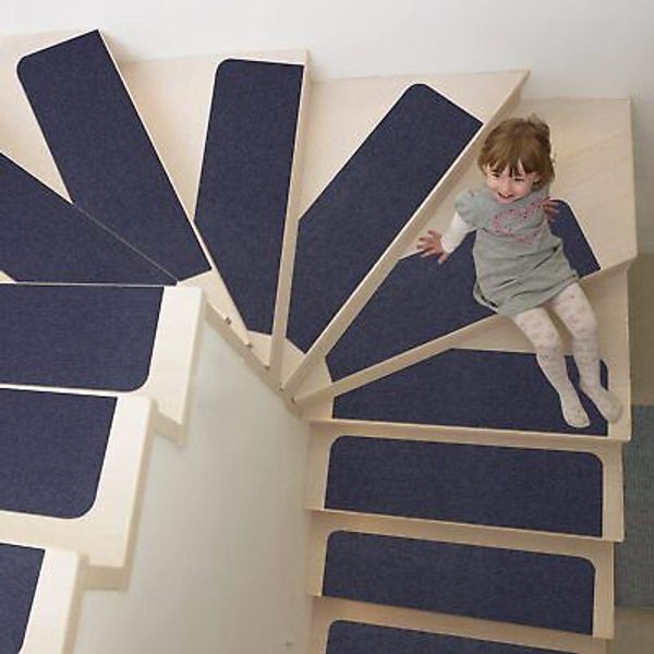 8x30IN 15PCS Non-Slip Stair Treads Carpet, Self-Adhesive Stair Treads for Woo...