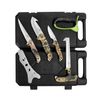 MOSSY OAK Hunting Field Dressing Kit - Portable Butcher Game Processor Set (8-Piece)