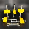 ANCLLO 10 Pack Wall Tile Leveling System Portable Tiles Height Adjustable Locator Fixed Lifting Tool
