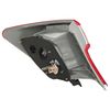 Tail Light Assembly For 2012-2014 Toyota Camry Passenger Side Outer With Bulb