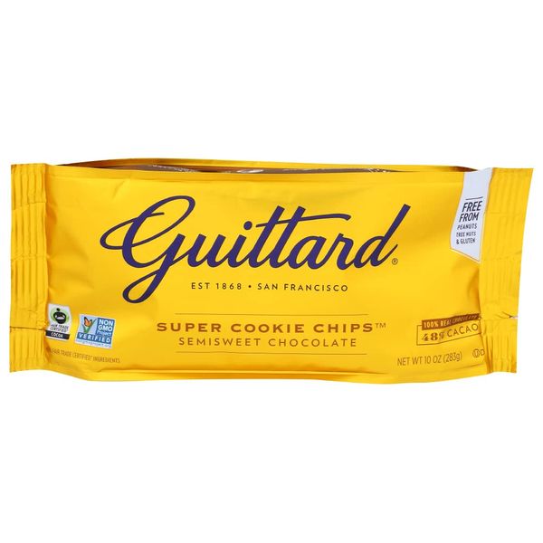 GUITTARD Super Cookie Chocolate Chip Chunks, 10 OZ