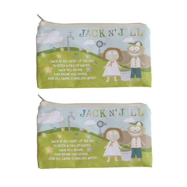Jack and Jill Kids Sleepover Pouch x 2 Pack