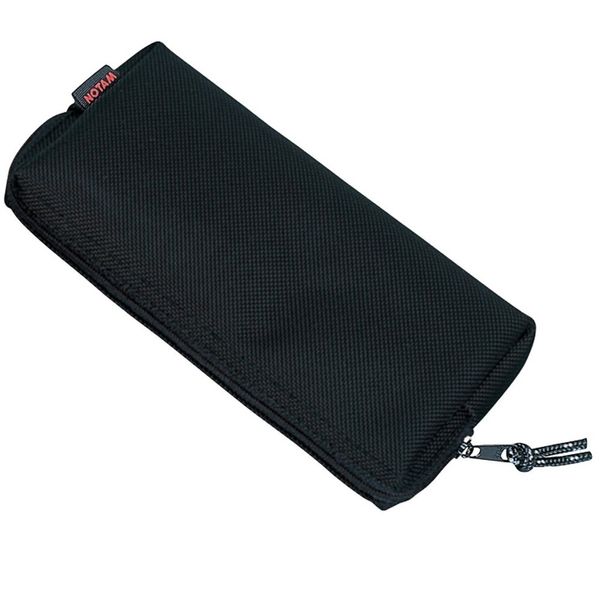 Notum NS-27-BK Soft Pencil Case, ML, Large, Black