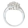 Sterling Silver 1.00ct Sparkling Cluster Ring - size H to W (Q)