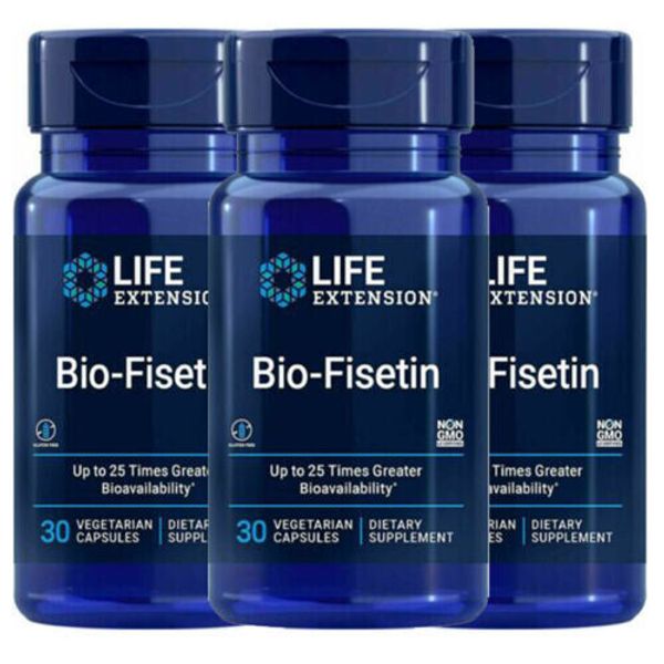 Life Extension Bio-Fisetin 30 Vcaps******3 pack*****