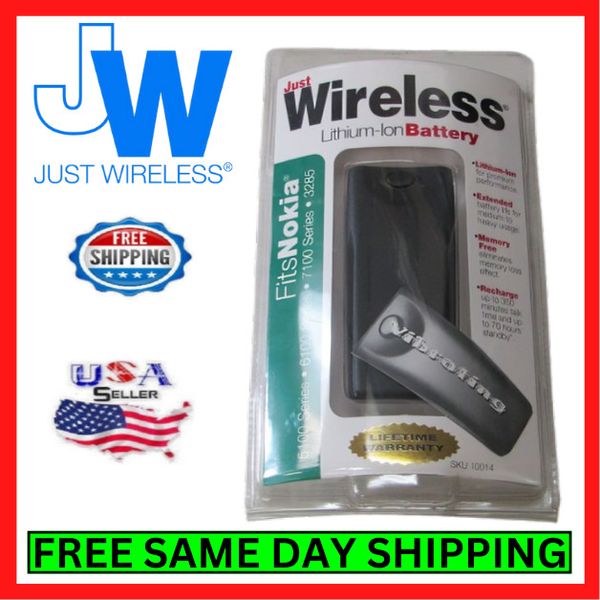 JustWireless Lithium-Ion Battery For Nokia Cell Phones Replacement 51/61/7100
